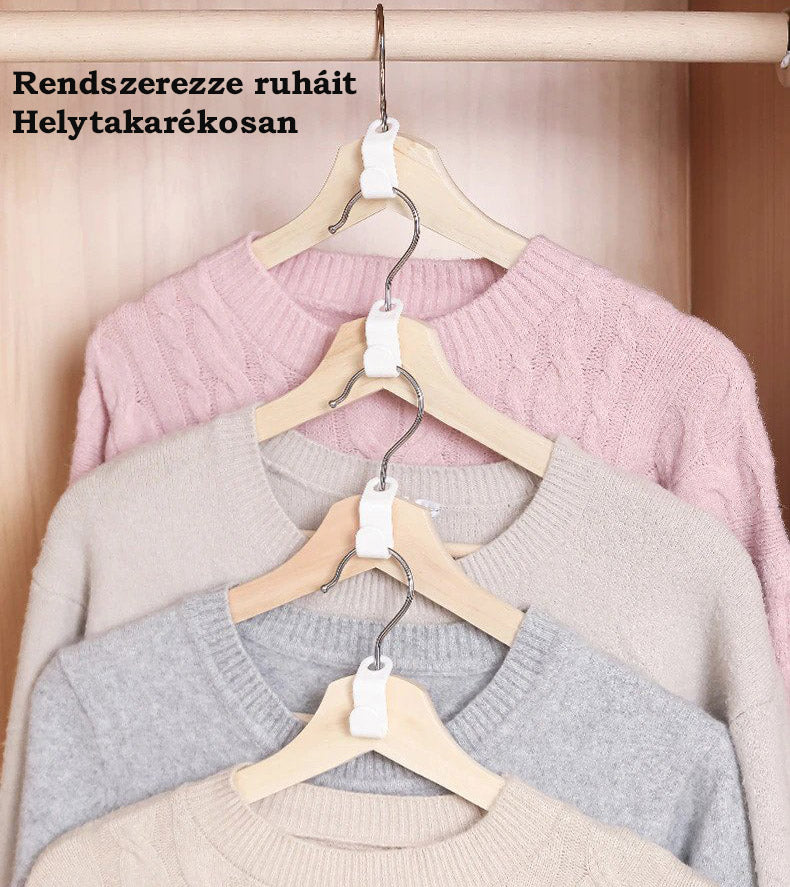 Vállfa akasztó kampó