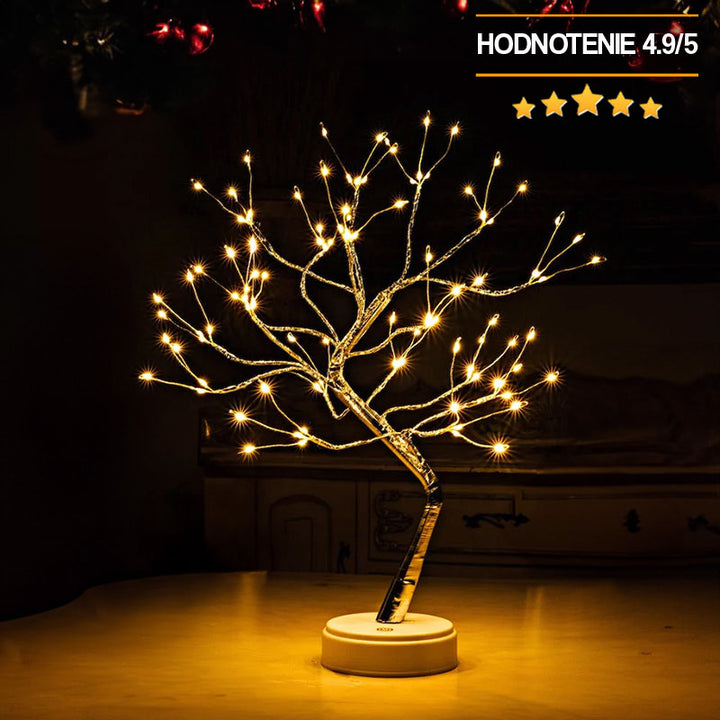 Čarovná zimokvetová lampa