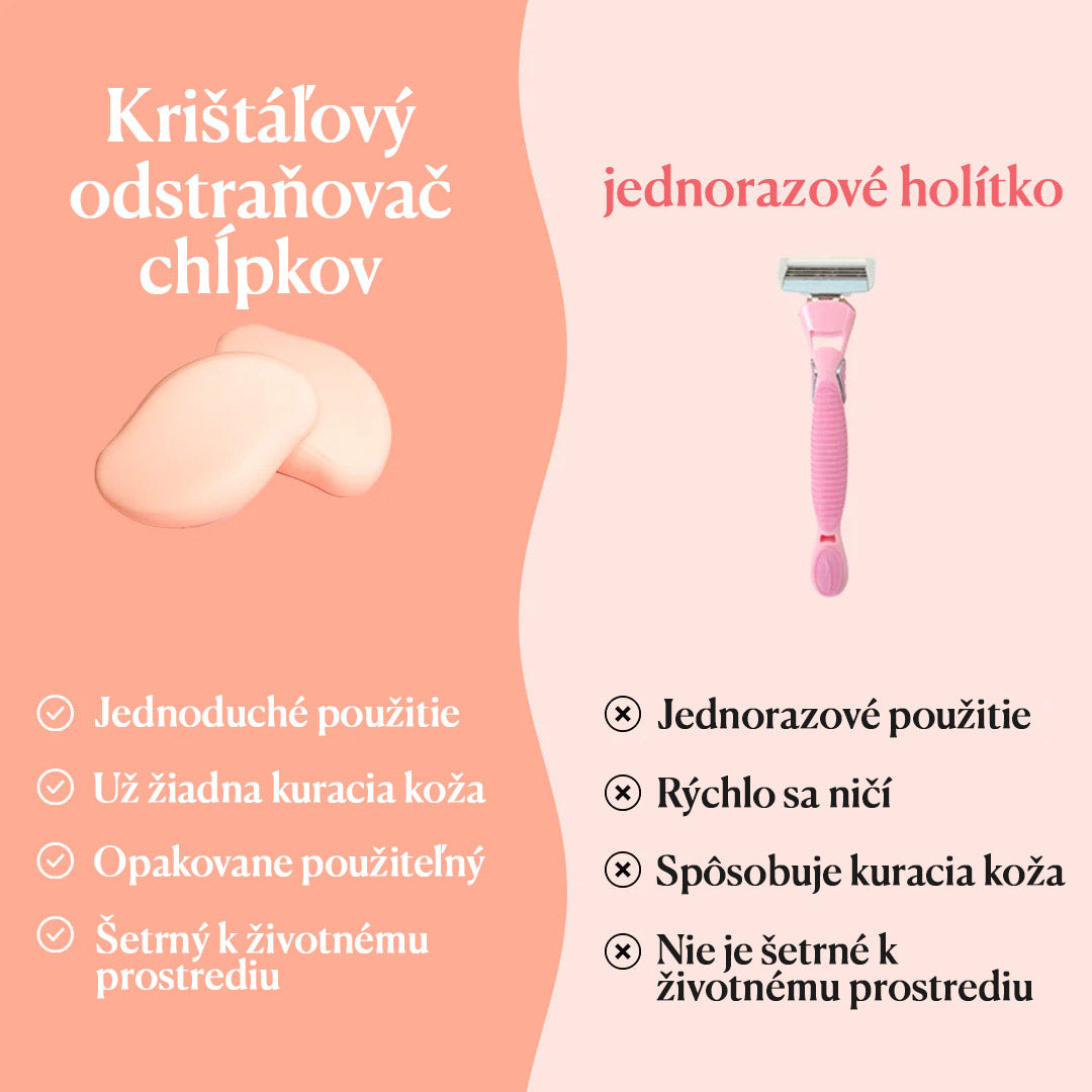 Krištáľový odstraňovač chĺpkov Glamea